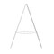Flash Furniture White Wood A-Frame Magnetic Chalkboard Set HGWA-GDI-CRE8-754315-GG - alternate 9